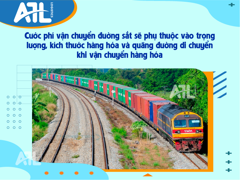 giá vận chuyển đường sắt