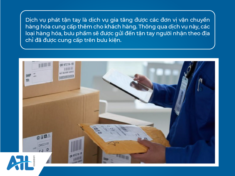 dịch vụ phát tận tay