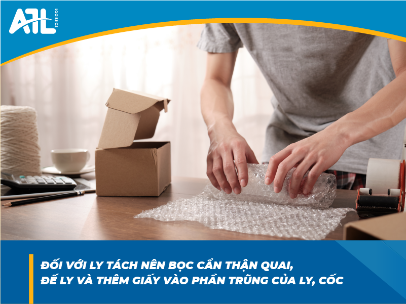 Đóng gói đồ thủy tinh khi vận chuyển