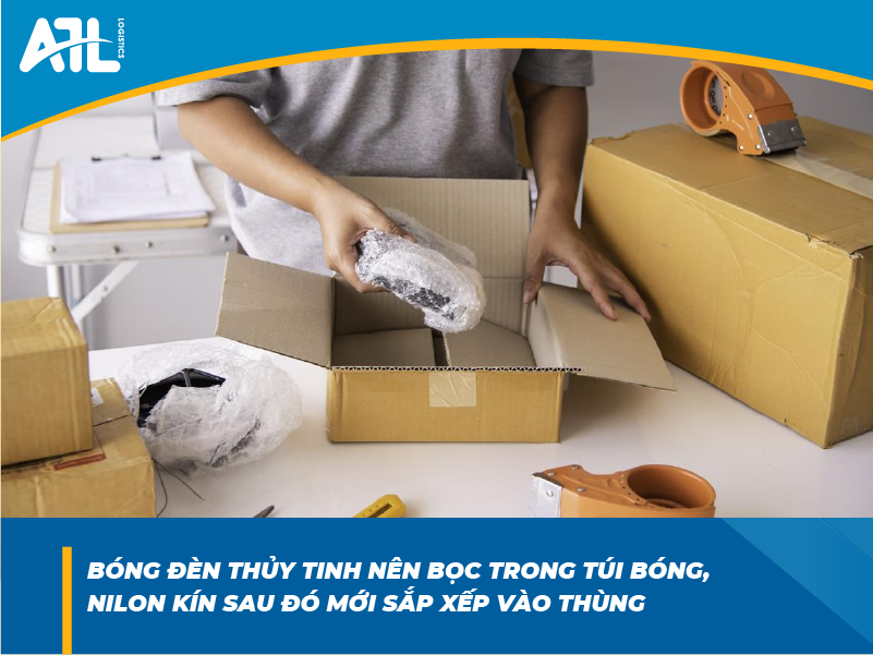 Đóng gói đồ thủy tinh khi vận chuyển