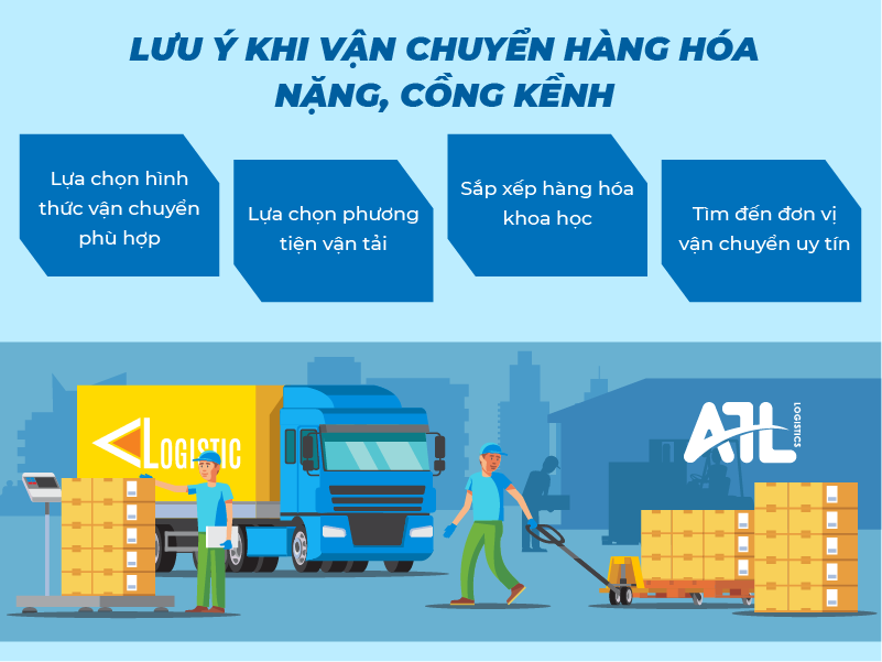 Vận chuyển hàng hóa nặng, cồng kềnh