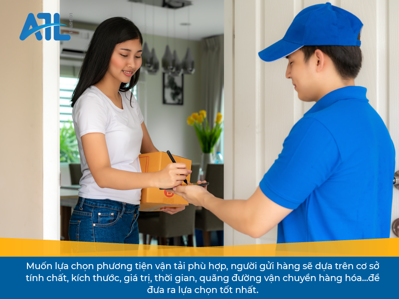 Vận chuyển trong ngày nên chọn phương tiện nào